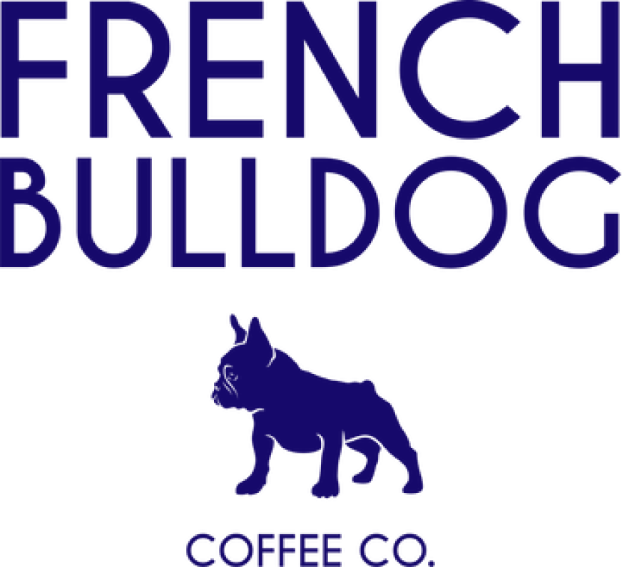 French Bulldog Coffee Logo